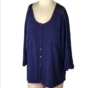Reitmans Embellished  Shirt ,XL,EUC